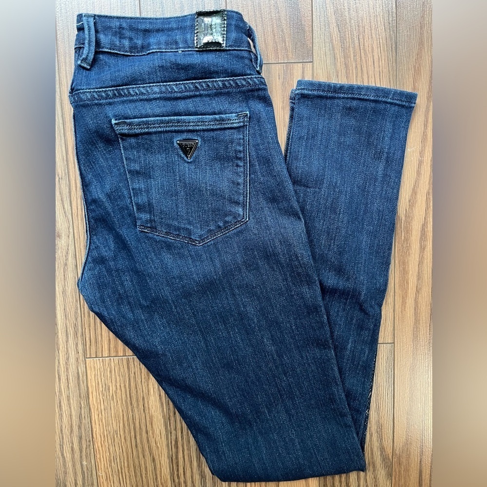GUESS coated denim jeans size 27 - Picture 12 of 13
